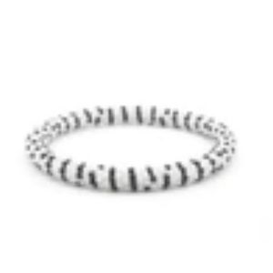 Sashka Co. Zebra Stripe Beaded Bracelet